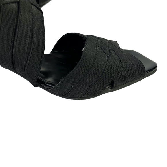 Vaneli Van Eli Women's Square Open Toe High Heels Sandals Shoes Real Leather 7.5 - Picture 12 of 15